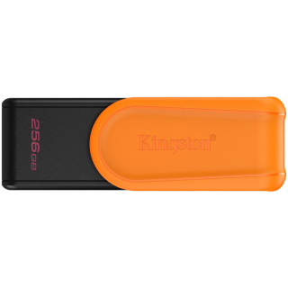 Kingston 256GB Portable USB 3.2 Gen 1 DataTraveler Exodia S (Black/Orange)