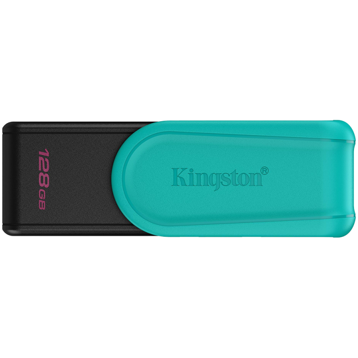 Kingston 128GB Portable USB 3.2 Gen 1 DataTraveler Exodia S (Black/Turquoise)