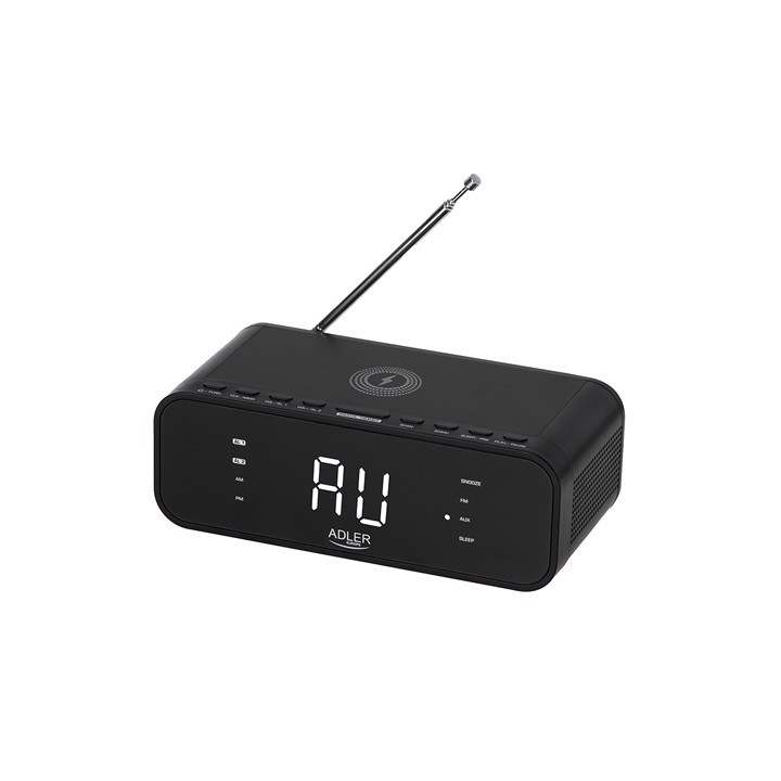 RADIO CU CEAS INCARCARE WIRELESS AD 1192 NEGRU ADLER