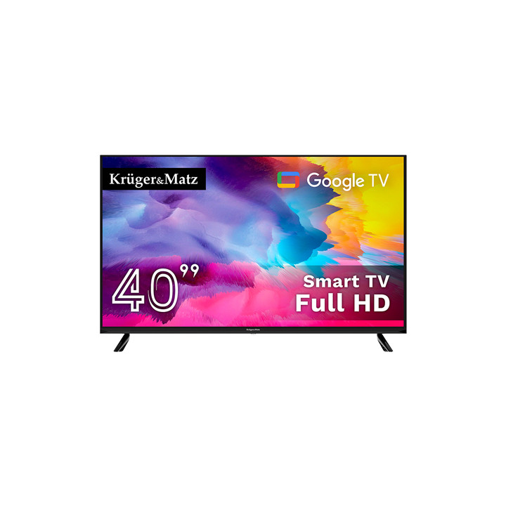 GOOGLE SMART TV 40 INCH 101CM H265 HEVC KRUGER&MATZ