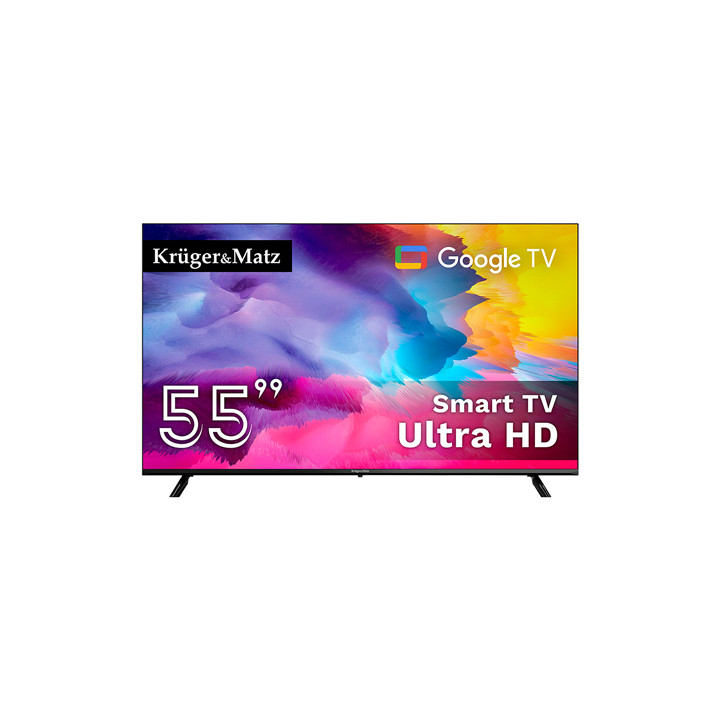 GOOGLE SMART TV 55 INCH 141CM ULTRAHD 4K KRUGER&MATZ