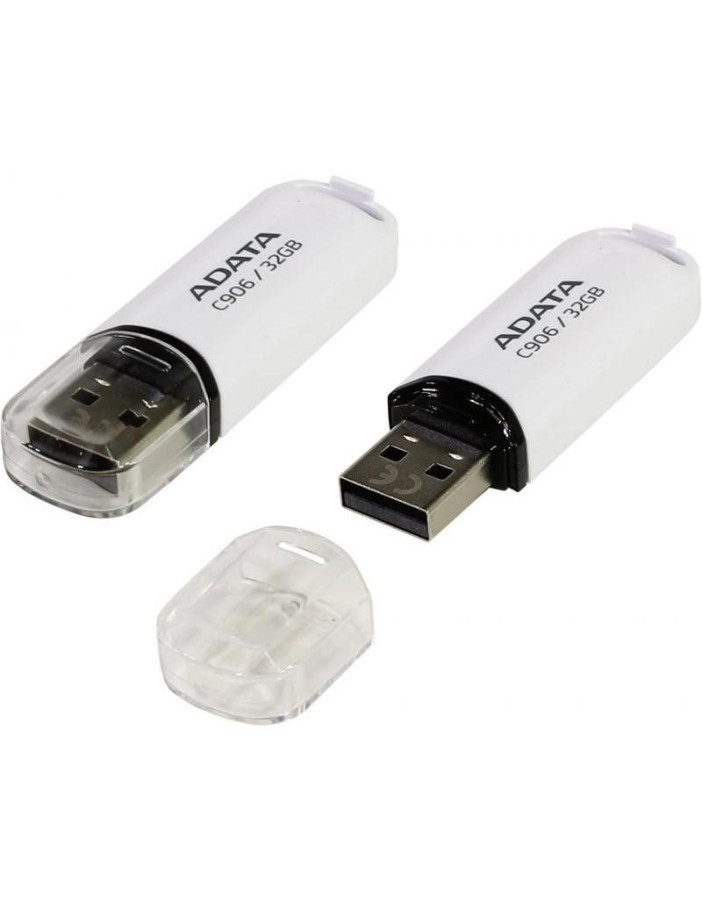 MEMORII USB 2.0 Adata, 32GB, alb "AC906-32G-RWB" (timbru verde 0.03 lei)