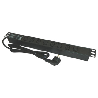 PDU RACK 19 INCH 8 PRIZE C13 16A 2M EMTEX