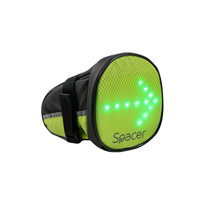 GEANTA BICICLETA CU SEMNALIZARE LED SPACER