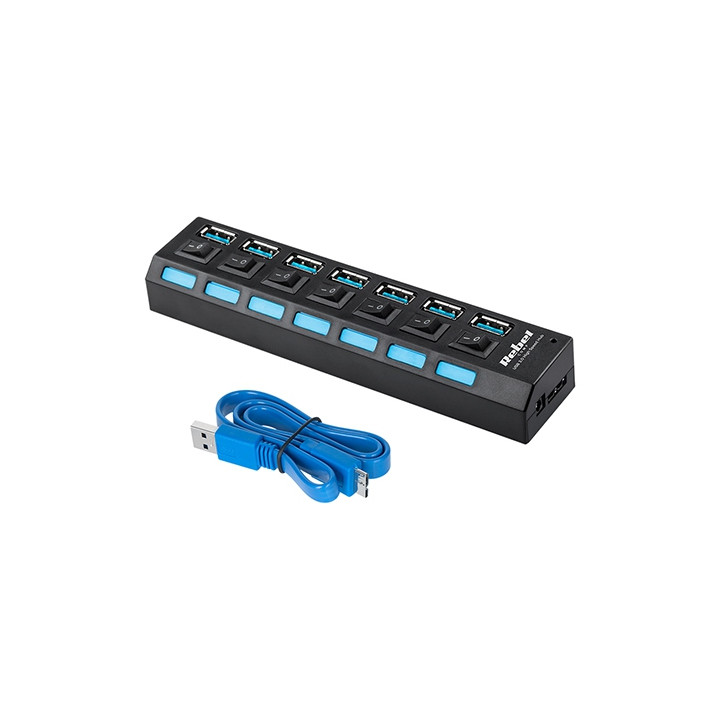 HUB USB 3.0 7 PORTURI REBEL
