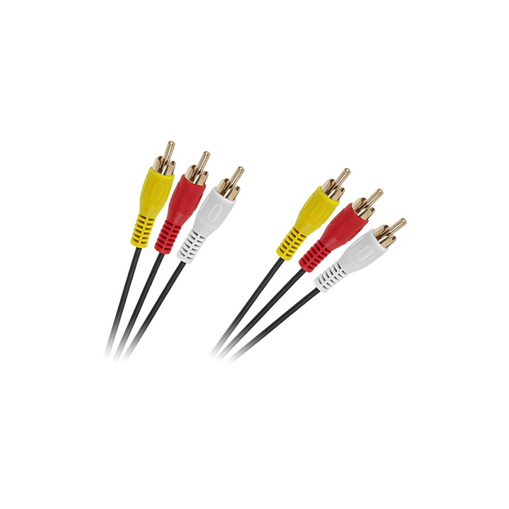 CABLU 3XRCA-3XRCA 1,5M STANDARD