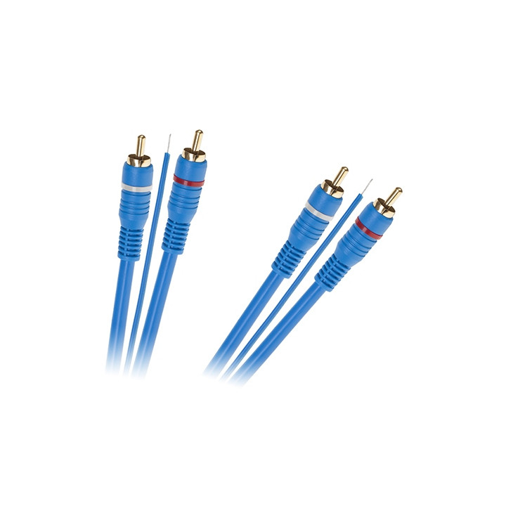 CABLU 2XRCA TATA - 2XRCA TATA + REMOTE 5M