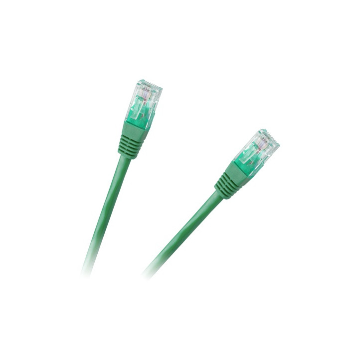 PATCHCORD UTP CAT 6E CCA VERDE 0.5M