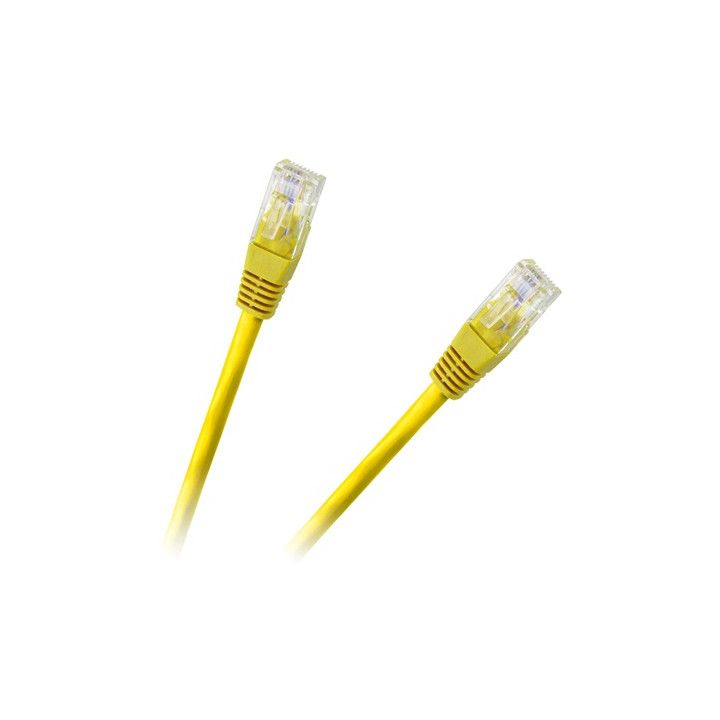 PATCHCORD UTP CAT 6E CCA GALBEN 0.5M