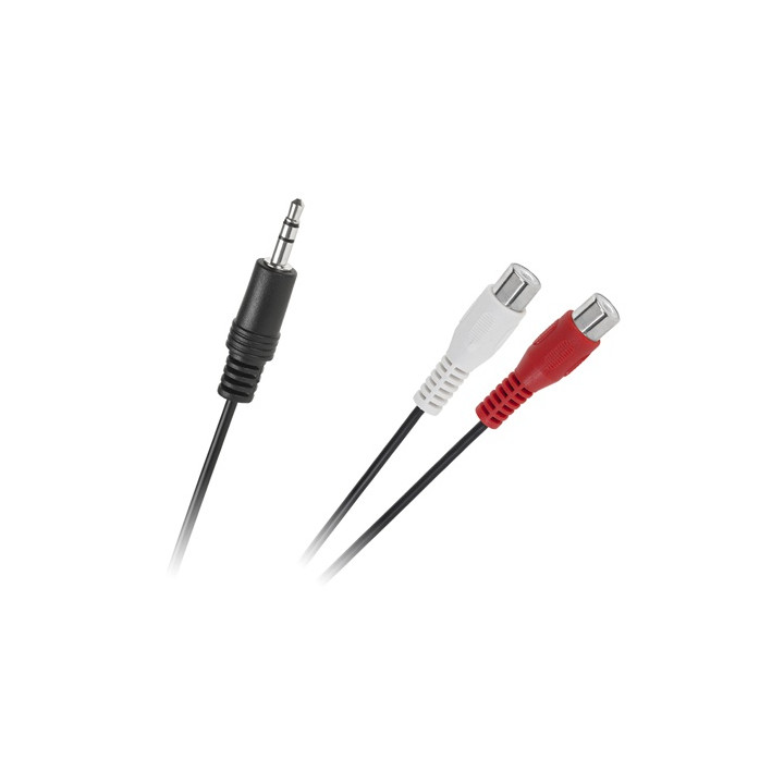 CABLU JACK 3.5 -2RCA MAMA 25CM