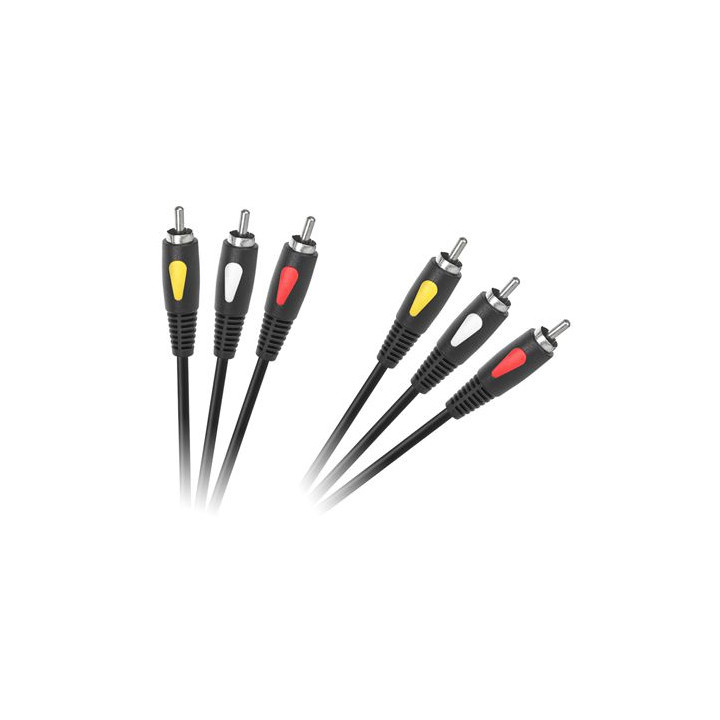 CABLU 3RCA-3RCA 1.8M ECO-LINE CABLETECH