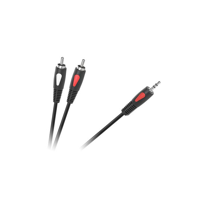 CABLU 3.5 TATA-2RCA 1.8M ECO-LINE CABLETECH