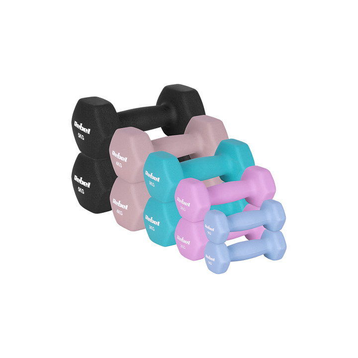 GANTERA FONTA INVELIS NEOPREN HEX SET 10 BUC 30KG REBEL