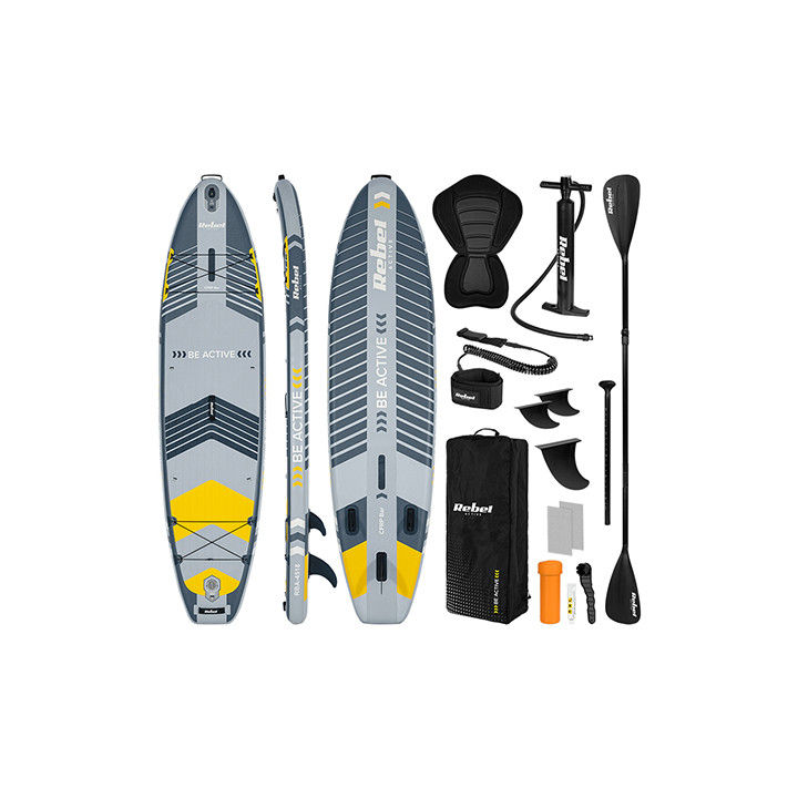 SET PLACA GONFLABILA STAND UP PADDLE SUP PRO REBEL ACTI