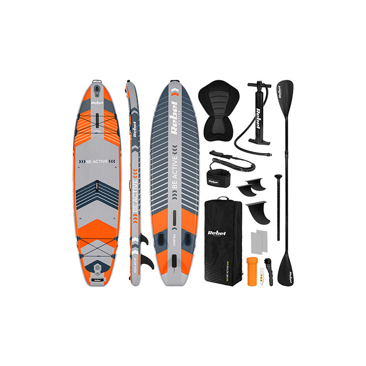 SET PLACA GONFLABILA STAND UP PADDLE SUP PRO REBEL ACTI