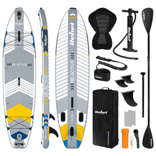 SET PLACA GONFLABILA STAND UP PADDLE SUP PRO REBEL ACTI
