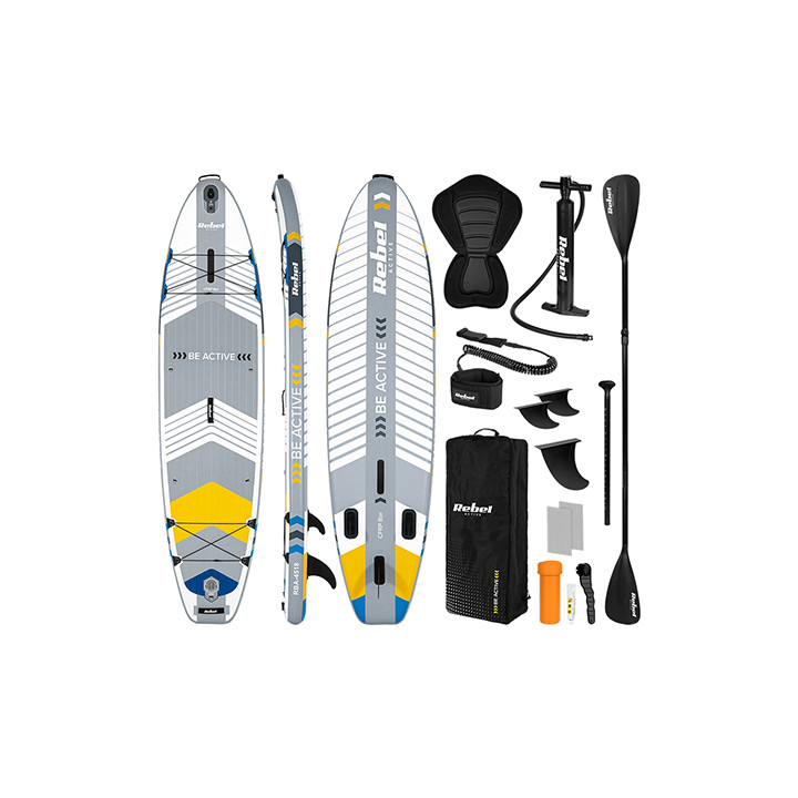 SET PLACA GONFLABILA STAND UP PADDLE SUP PRO REBEL ACTI