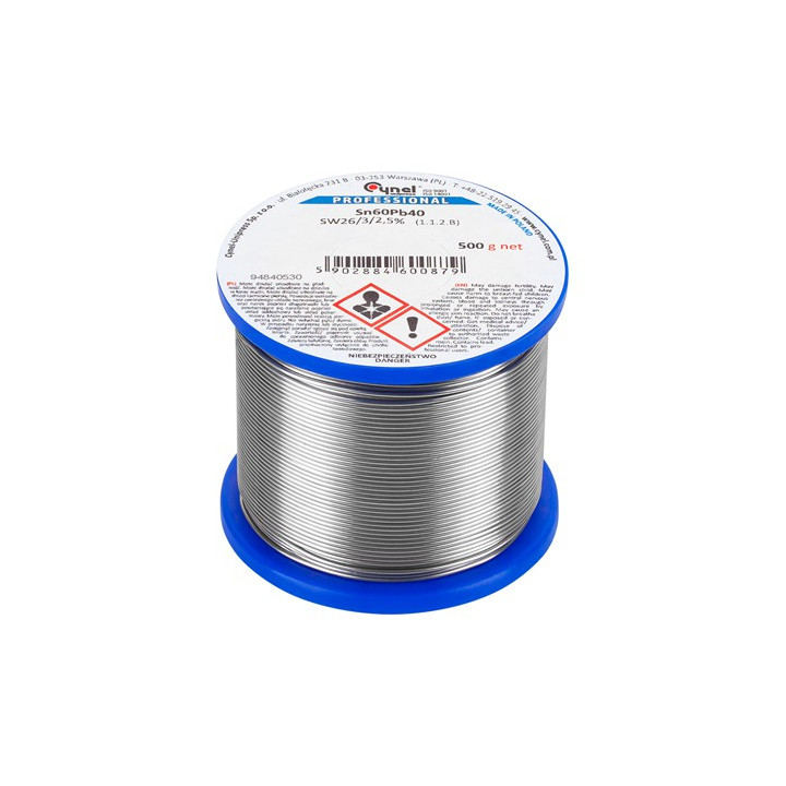 ROLA FLUDOR SN60PB40 CYNEL 1.5MM 500G