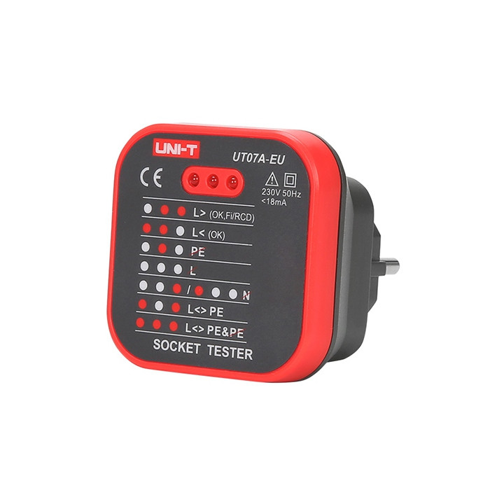 TESTER PRIZA 230V AC UT07A-EU UNI-T