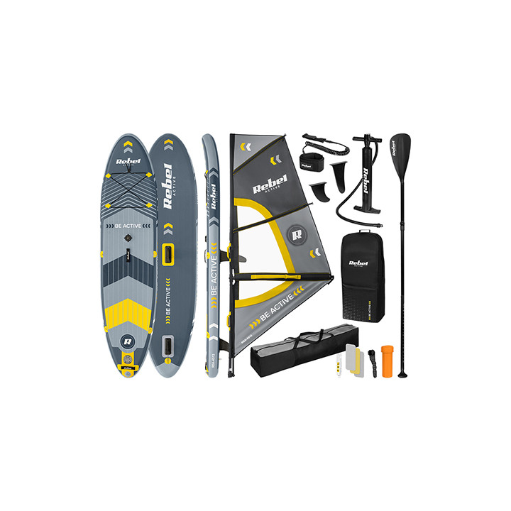 SET PLACA GONFLABILA WINDSURFING SUP 305X76X15 CM