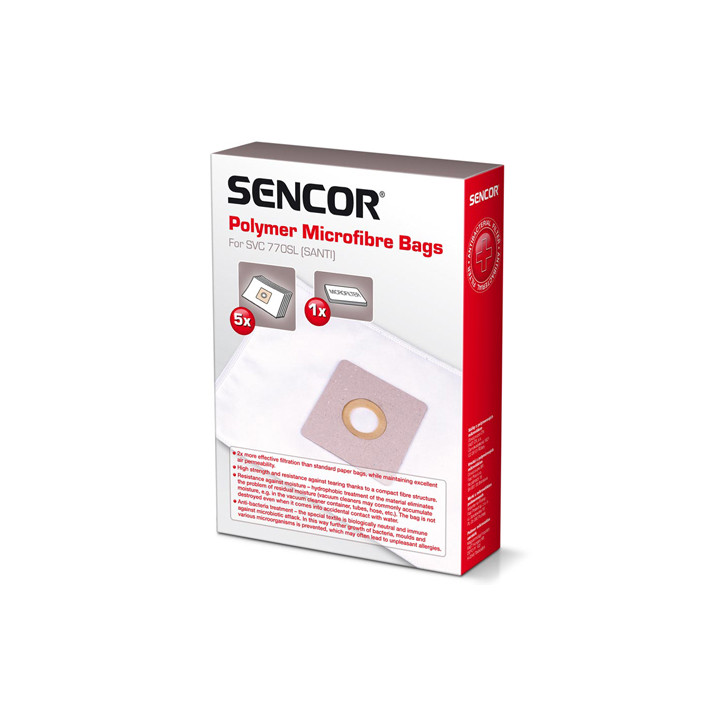 SET 5 SACI ASPIRATOR SVCX 751 SENCOR