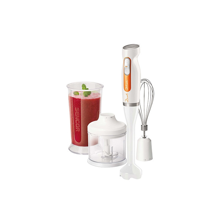SET BLENDER DE MANA 2 VITEZE 600W ALB SENCOR