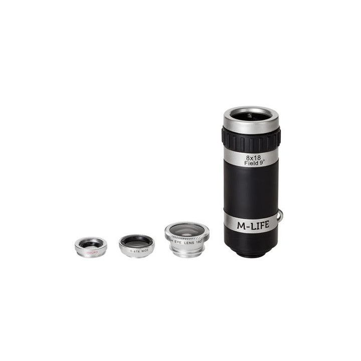 KIT OBIECTIVE SMARTPHONE 4 IN 1 M-LIFE