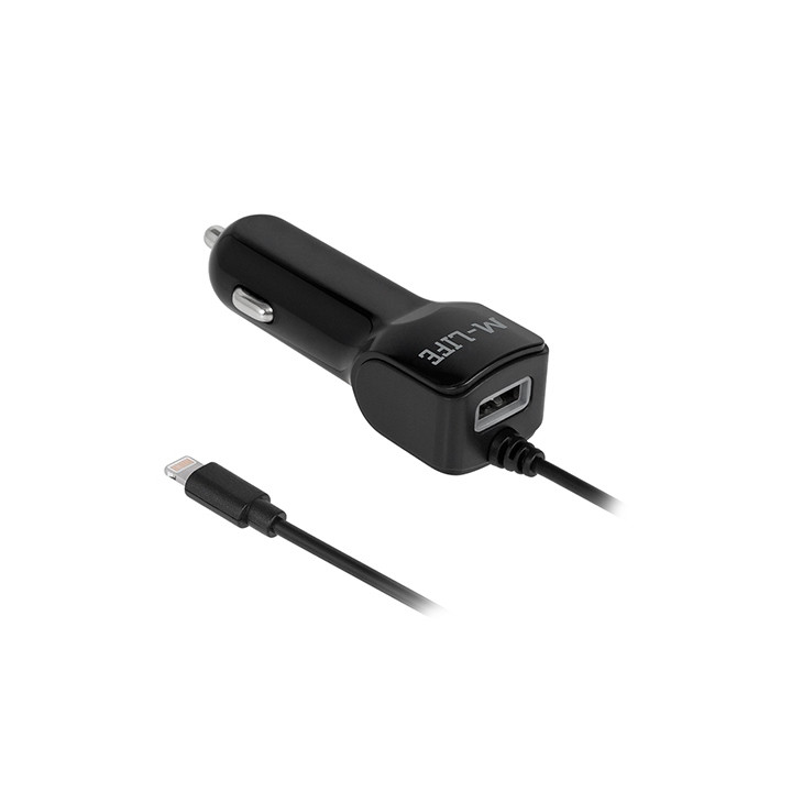 INCARCATOR AUTO LIGHTNING + USB 2100MA M-LIFE