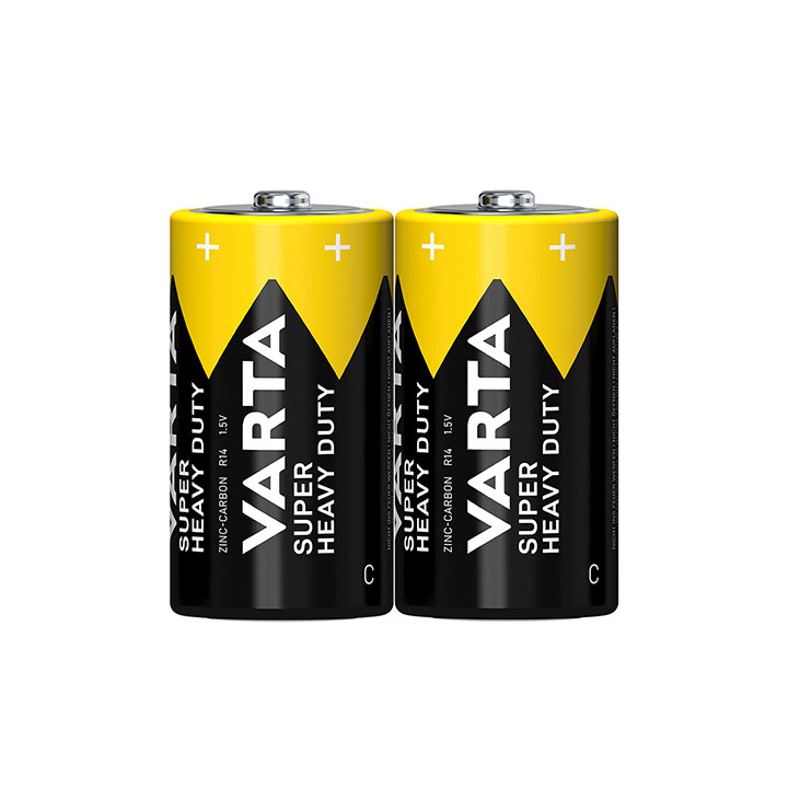 BATERIE SUPER HEAVY DUTY R14 FOLIE 2 BUC VARTA