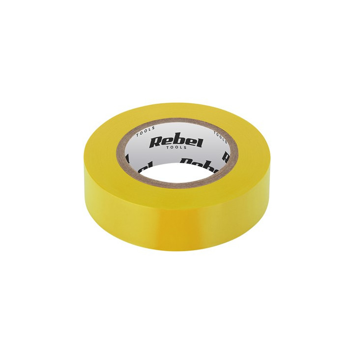 BANDA IZOLATOARE 0.13X19X10YD GALBENA REBEL