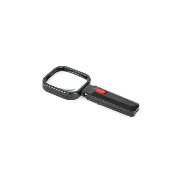 LUPA MANA 80X80MM/3D 4XLED