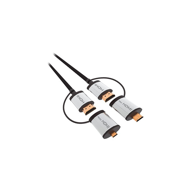 CABLU HDMI - HDMI + ADAPTOR C / D V 1.4 1.5M
