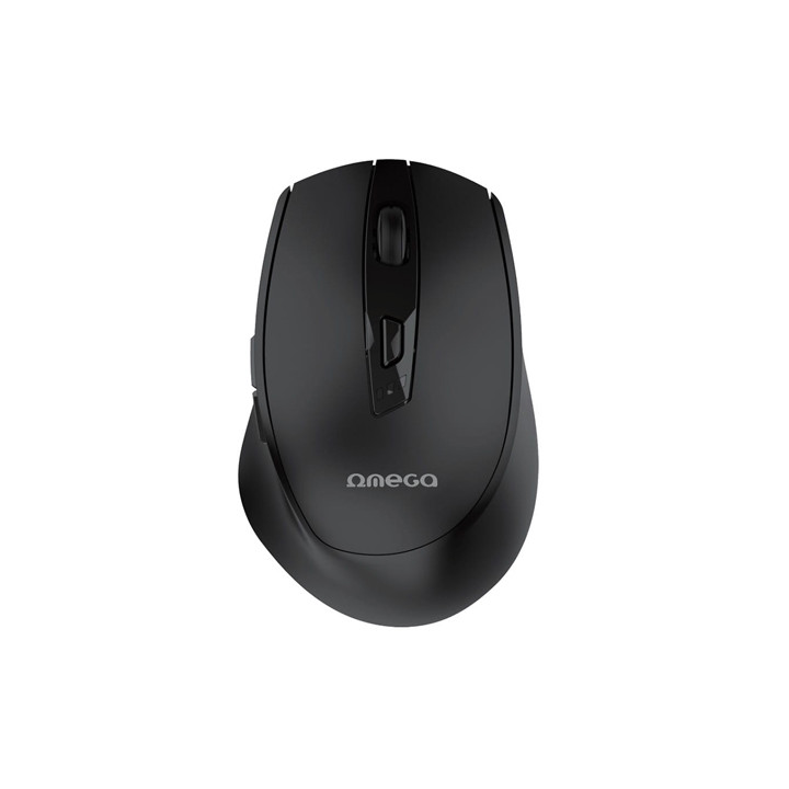 MOUSE WIRELESS REINCARCABIL USB-C NEGRU OMEGA
