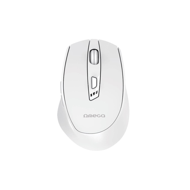 MOUSE WIRELESS REINCARCABIL USB-C ALB OMEGA