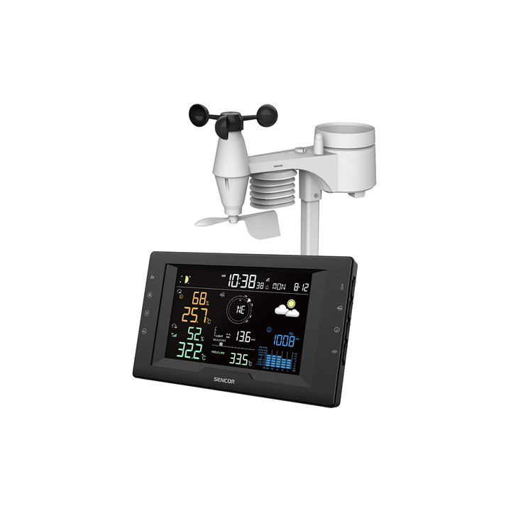 STATIE METEO PROFESIONALA WIRELESS 5 IN 1 SENCOR