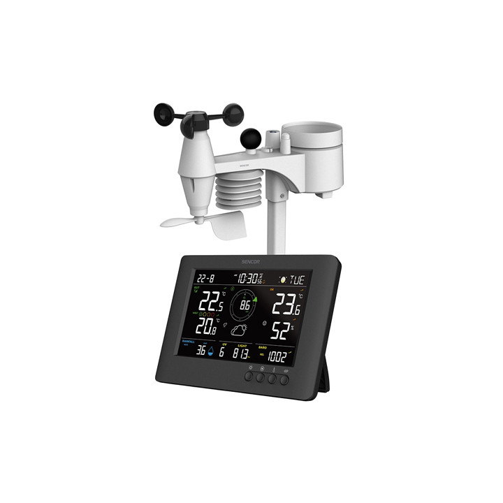 STATIE METEO PROFESIONALA WBGT WIFI 8 IN 1 SENCOR