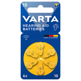 BATERII AUDITIVE 10 BLISTER 6 VARTA