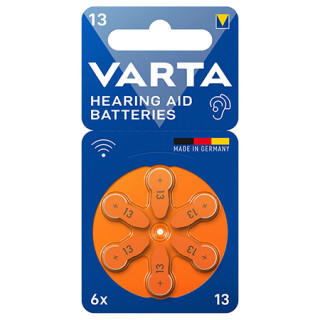 BATERII AUDITIVE 13 BLISTER 6 VARTA
