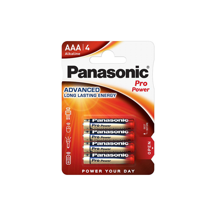 BATERIE LR03 BLISTER 4 PRO POWER PANASONIC