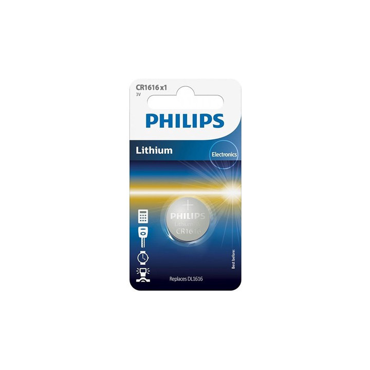BATERIE LITHIUM CR1616 BLISTER 1 BUC PHILIPS