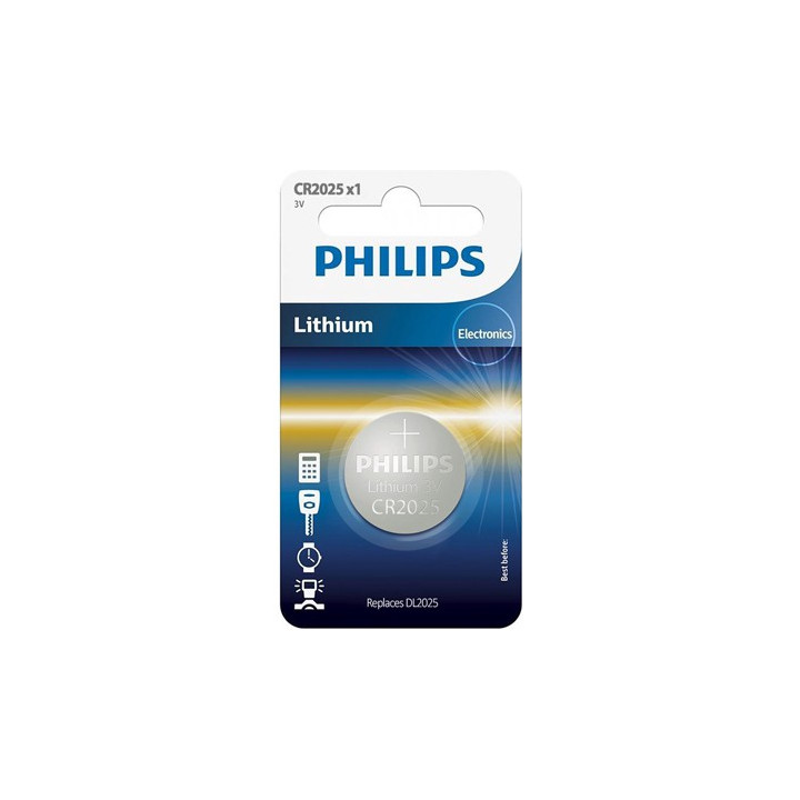 BATERIE LITHIUM CR2025 BLISTER 1 BUC PHILIPS
