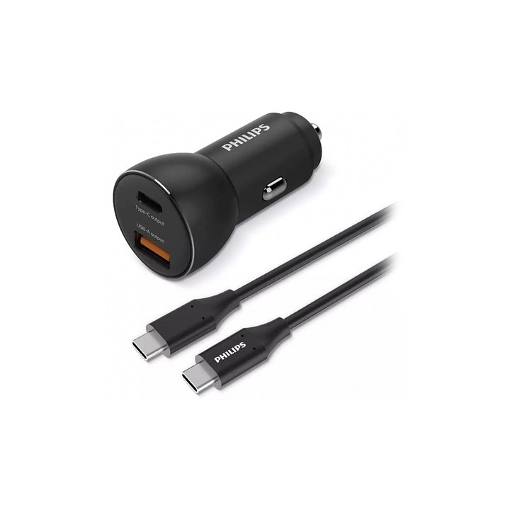 INCARCATOR AUTO USB -A SI USB TYPE C PHILIPS