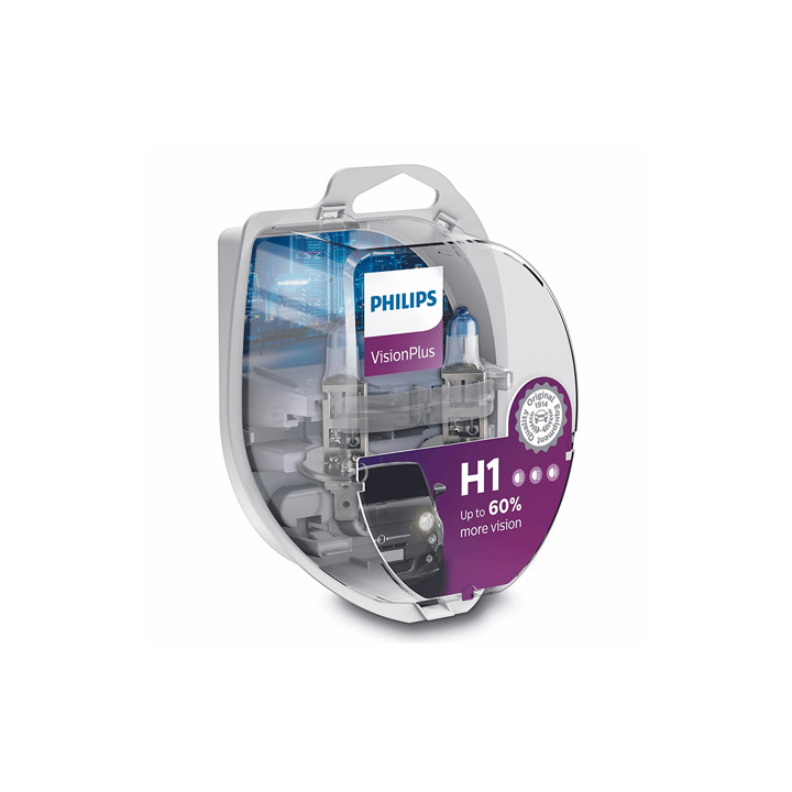 SET 2 BECURI AUTO H1 VISION PLUS PHILIPS