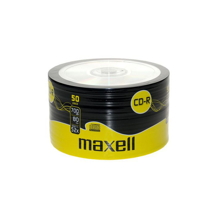 CD-R MAXELL 700MB 52X SPINDLE 50