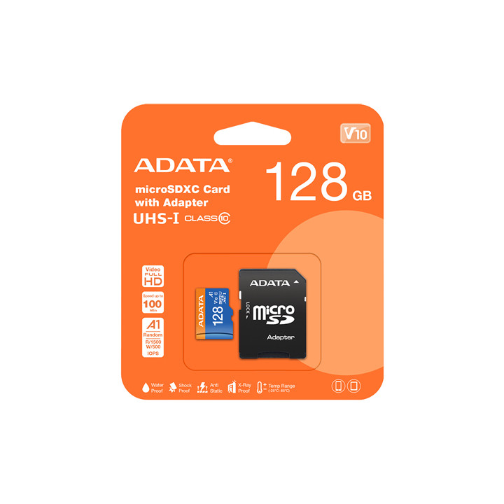 MICRO SD CARD 128GB CLASS 10 ADATA