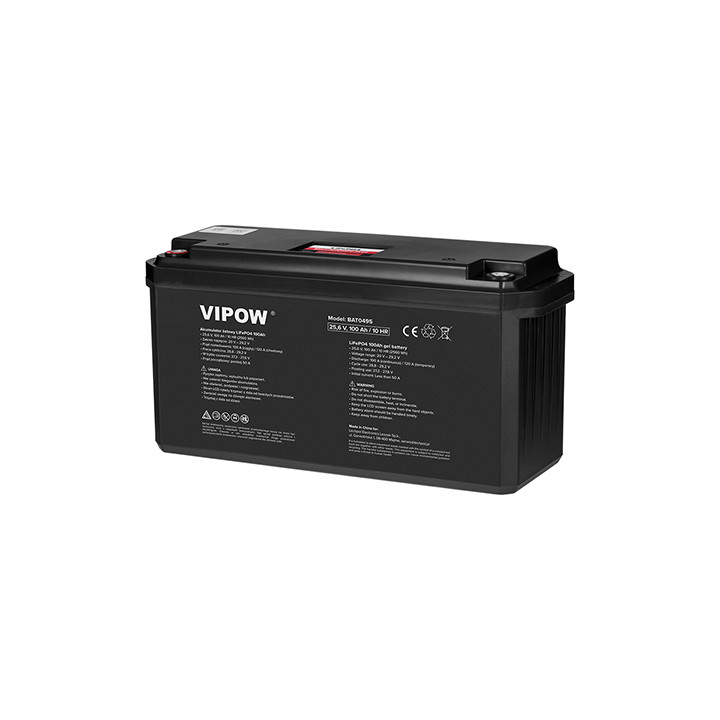 ACUMULATOR LIFEPO4 100AH 25.6V CU BMS VIPOW