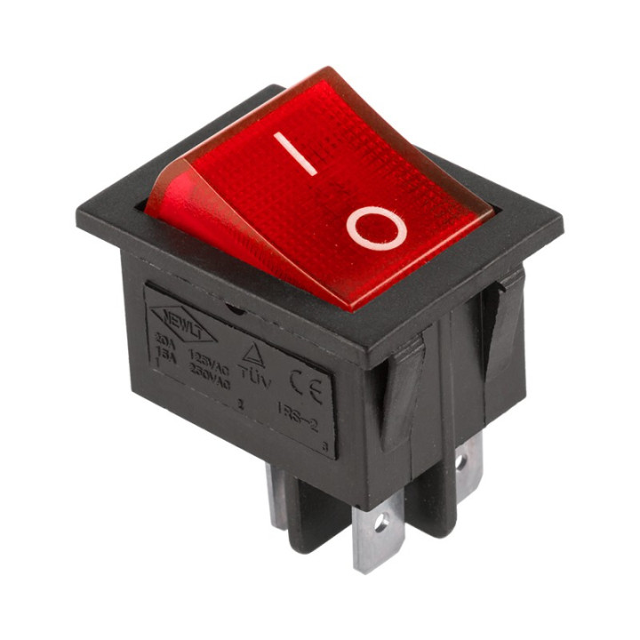 INTRERUPATOR ON/OFF IRS-201-1A ROSU