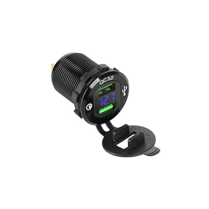MUFA MONTAJ AUTO INCARCARE 2XUSB QUICK CHARGE