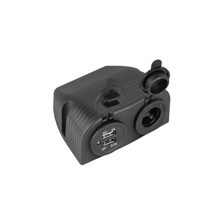 MUFA MONTAJ AUTO 2XUSB 3100MA SI BRICHETA