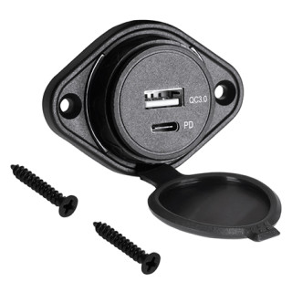 MUFA ALIMENTARE USB / TYPE C QC / PD